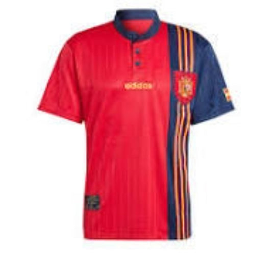 adidas Spain 1996 Home Asia Sizing 'Red Teal' IT7754
