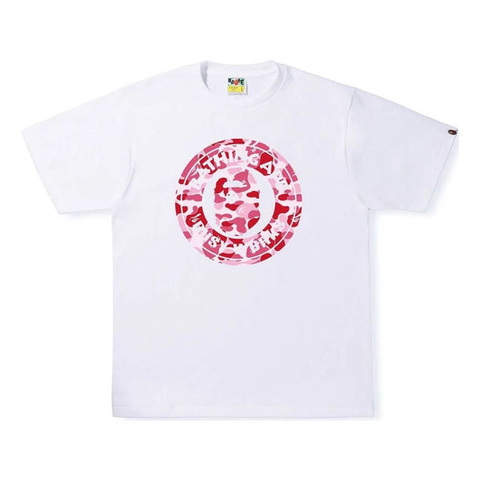 A Bathing Ape ABC Camo Busy Works T-Shirt 'White Pink' 1I30-110-006-WHTPINK