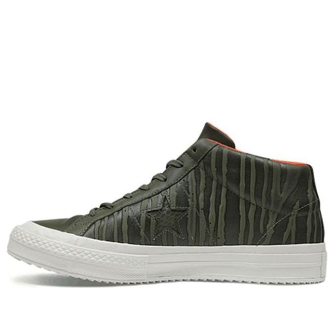 Converse One Star Mid Tops Green 158836C