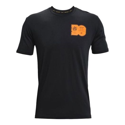 Under Armour Curry Athleisure T-Shirt 'Black' 1364968-001