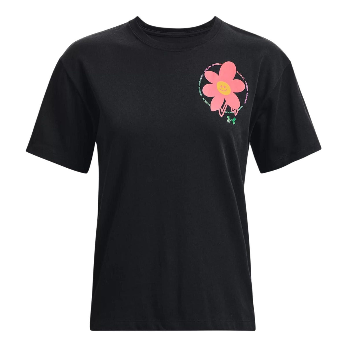 (WMNS) Under Armour Bloom Heavyweight T-shirt 'Black' 1376472-001