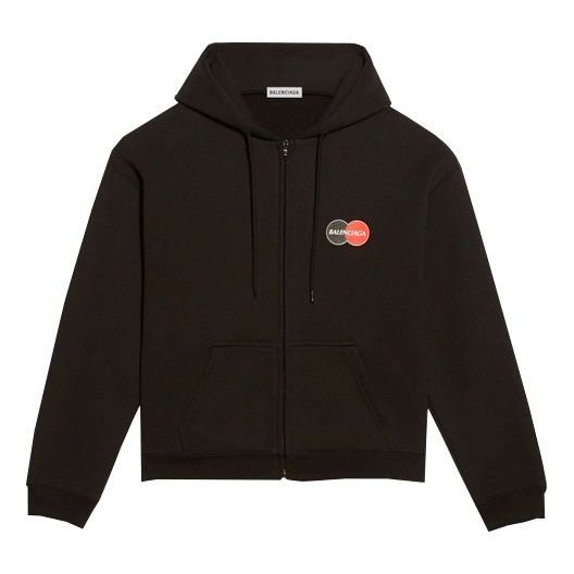 Balenciaga Uniform Hooded Jacket Black 620939TIV801000