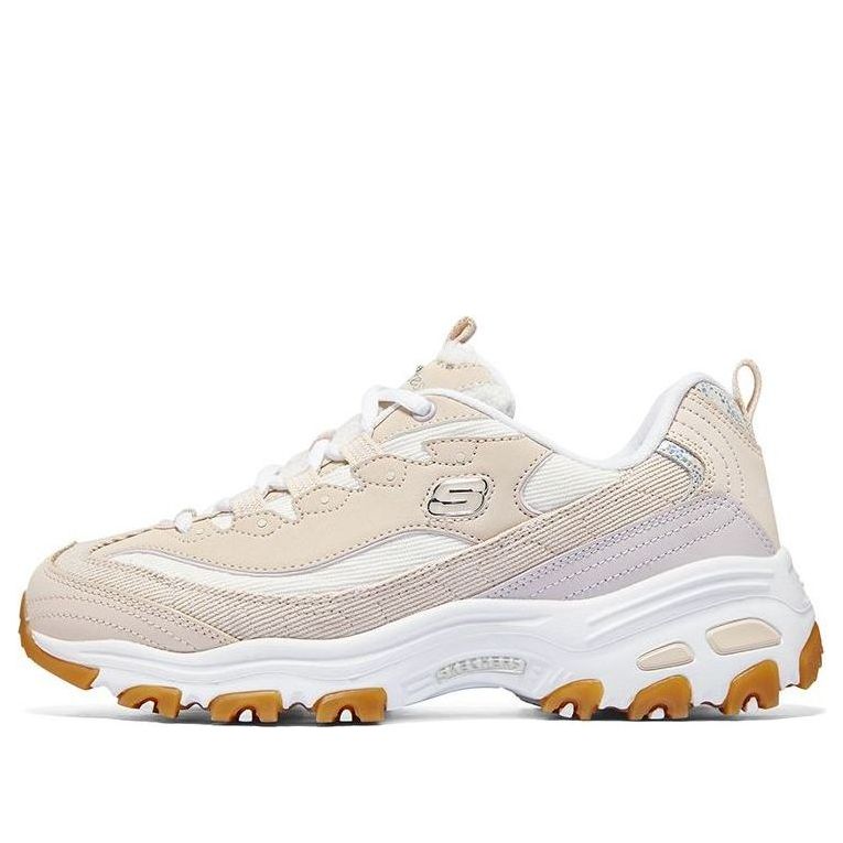(WMNS) Skechers DLITES 1.0 'White Beige' 896148-NTMT