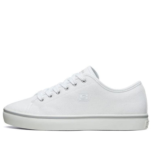 (WMNS) Skechers Cupsole 1 Low-Top Canvas Shoes White 66666131-WHT