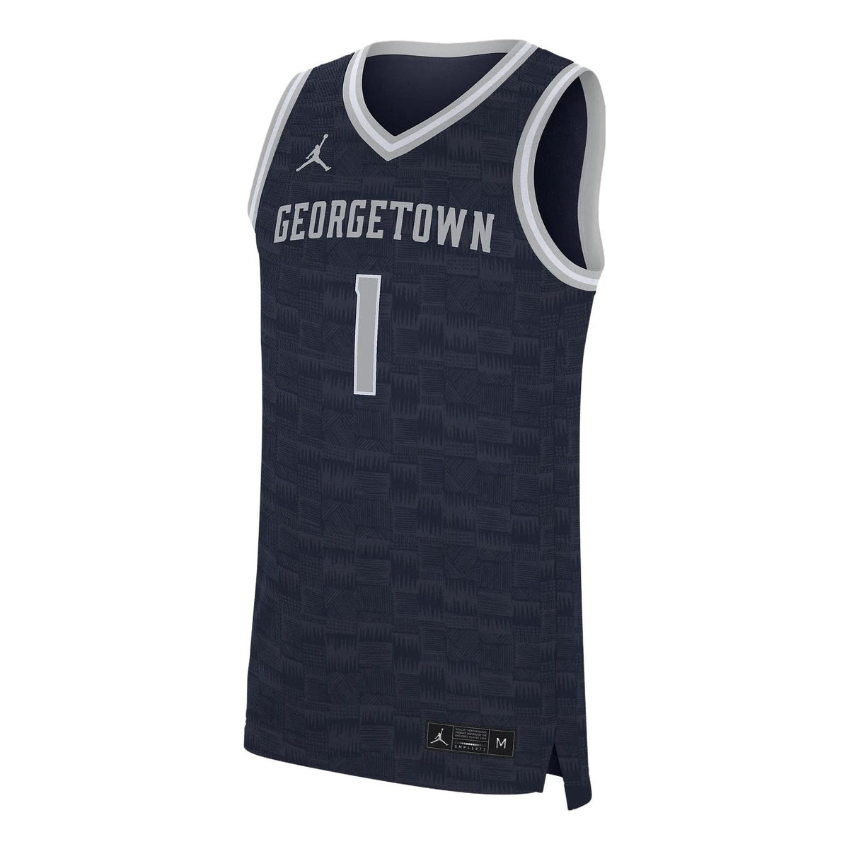 Air Jordan College Georgetown Basketball Jersey 'Navy' CN3595-420