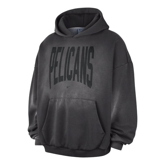 Nike Orleans Pelicans Standard Issue Therma-FIT Fleece Hoodie 'Dark Charcoal White' II6303-099 - Nike Professional Edition