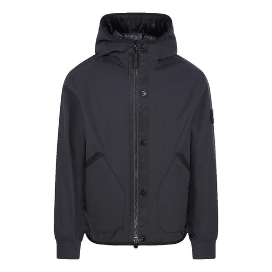 STONE ISLAND Waffen Patch Shell R Hooded Jacket 'Black' 791541027-V0029
