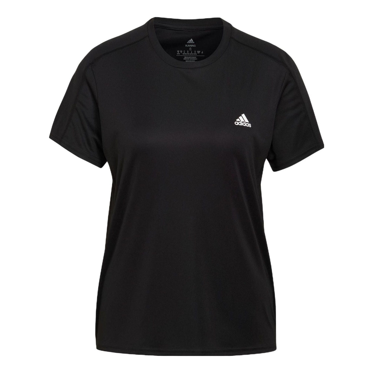 (WMNS) adidas Run It Running T-Shirt Asia Sizing 'Black' HL1455