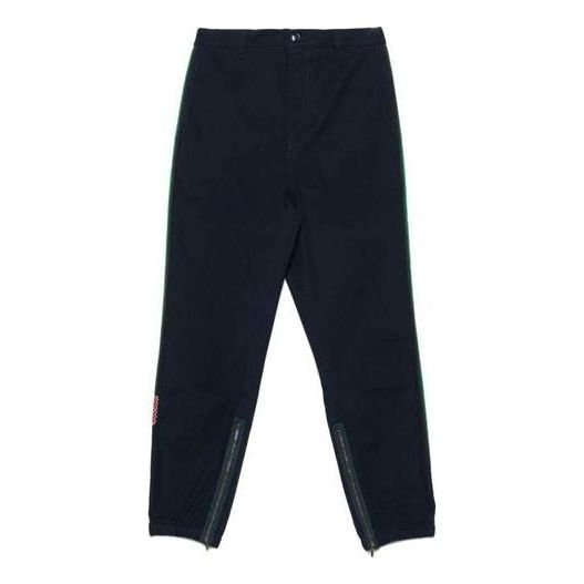 Gucci Striped Gabardine Straight-Fit Trousers 'Blue' 615775-XDA6Z-4641