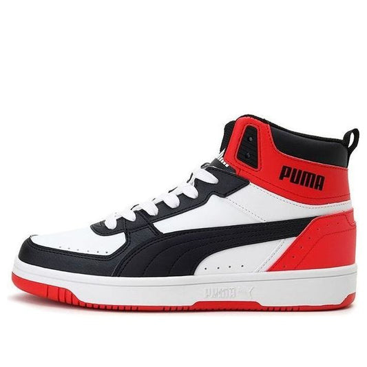 (GS) PUMA Rebound Joy 'Black White Red' 374687-03