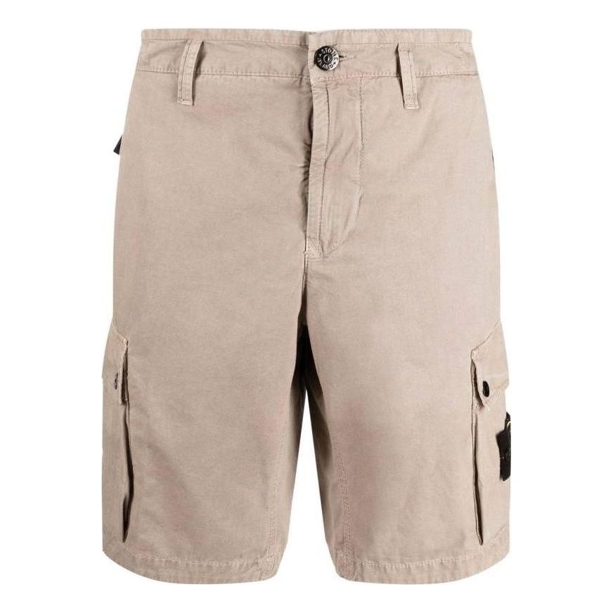 STONE ISLAND Logo Patch Bermuda Shorts 'Khaki' 1015L11WA-V0192