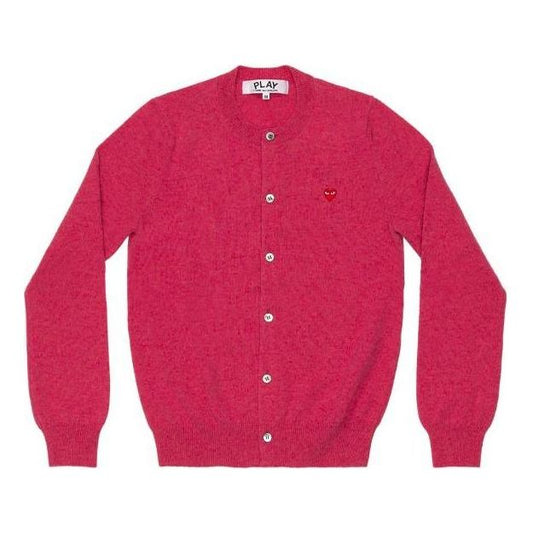 (WMNS) COMME des GARCONS PLAY Cardigan Red Emblem 'Pink' AZ-N079-051-4