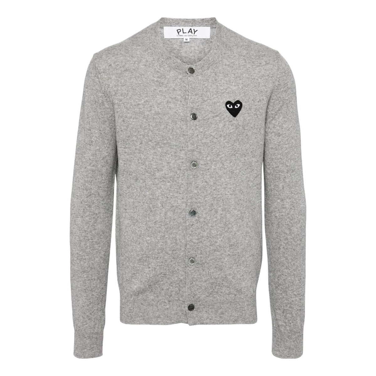 (WMNS) COMME des GARCONS PLAY FW25 Black Emblem Cardigan 'Black' AX-N023-051-2