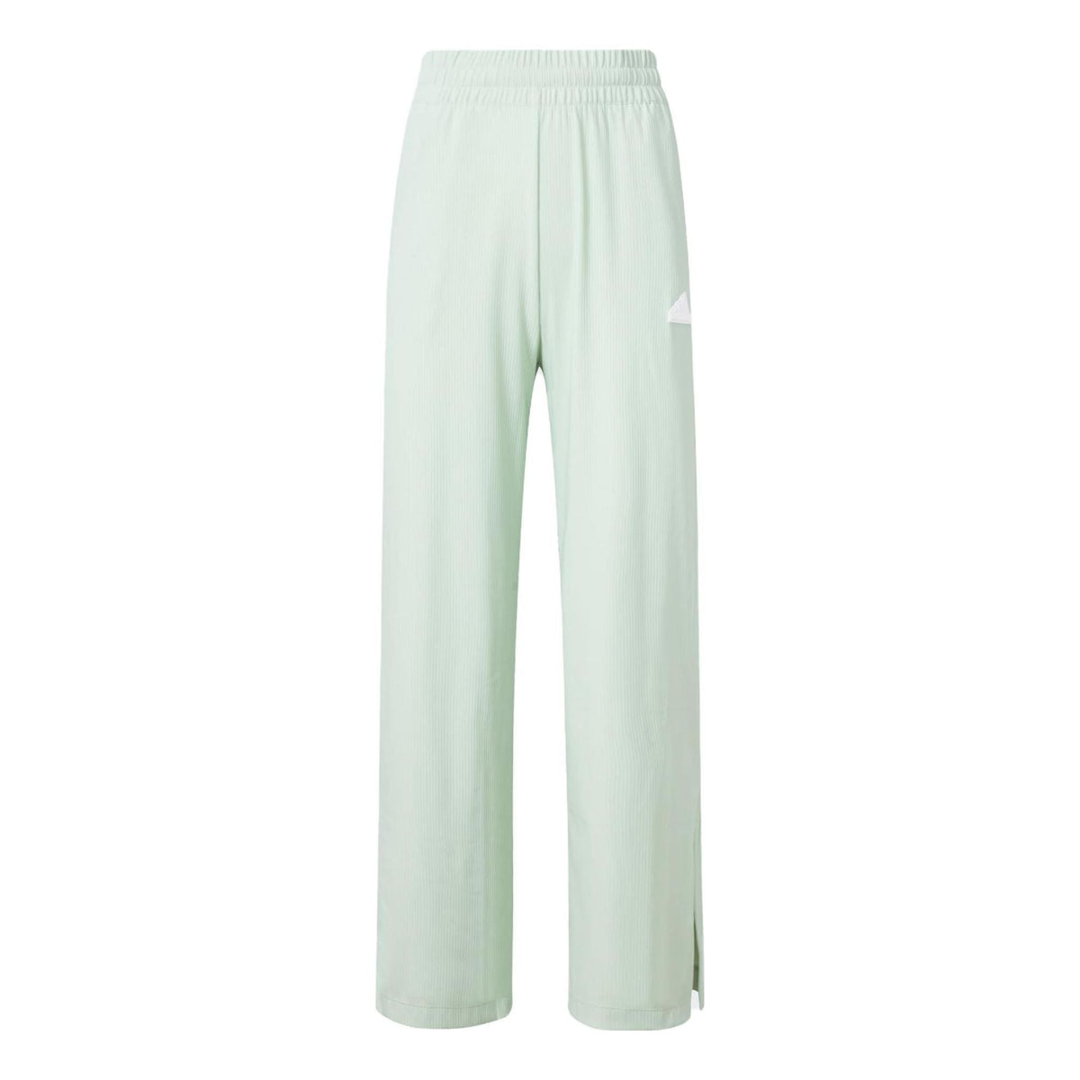 (WMNS) adidas Ct Knit Wide Pants 'Green' IT4351