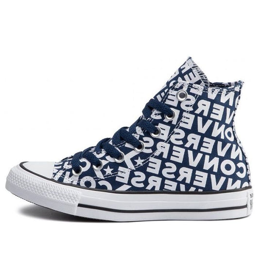 Converse Chuck Taylor All Star High 'Navy Wordmark' 163952C