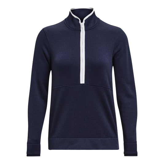 (WMNS) Under Armour Storm Sweater Fleece Half Zip Sweater Fleece 'Navy Blue' 1382923-410