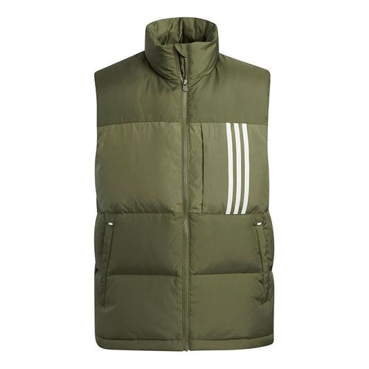adidas Neo SW Down Vests 'Green White' H45278