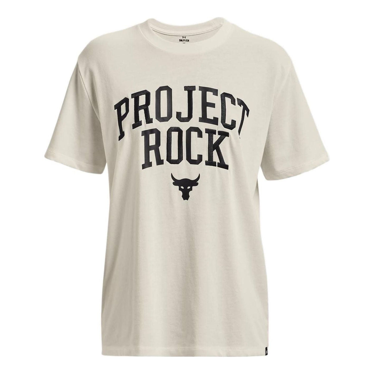 (WMNS) Under Armour Project Rock Heavyweight T-shirt 'White' 1377449-130