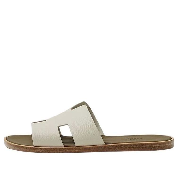 (WMNS) HERMES Izmir Sandal 'Beige Glaise Vert Toundra' H221824Z-HF8
