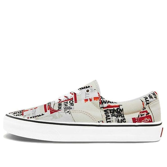 Vans Era Alphabet Gray Red Unisex 'Grey Red' VN0A4U39WN4