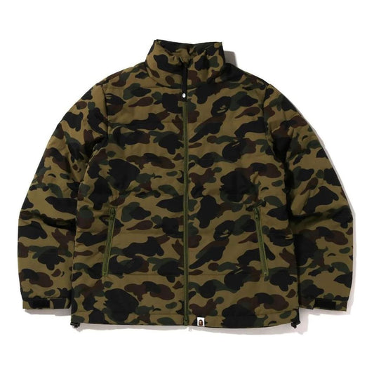 A Bathing Ape FW22 1ST Camo Down Jacket 'Green' 1I20-144-001