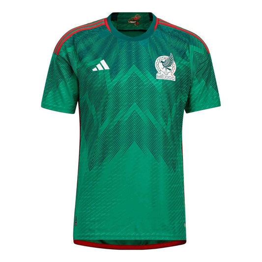 adidas Mexico 22 Home Authentic Jersey Asia Sizing Asian Sizing 'Vivid Green' HD6898