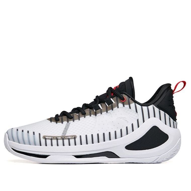 ANTA Alien 3 Low Basketball Shoes 'White Black Red' 112231107-3