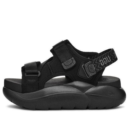(WMNS) UGG LA Alto Cross Strap 'Black' 1152688-BLK