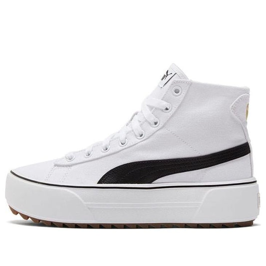 (WMNS) PUMA Kaia Mid CV 'White Black' 384409-01