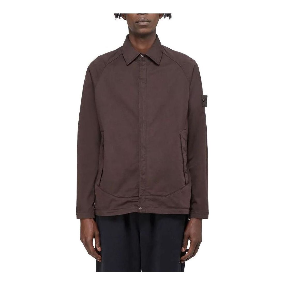 STONE ISLAND Ghost Overshirt 'Brown' 7315116F4-V0070