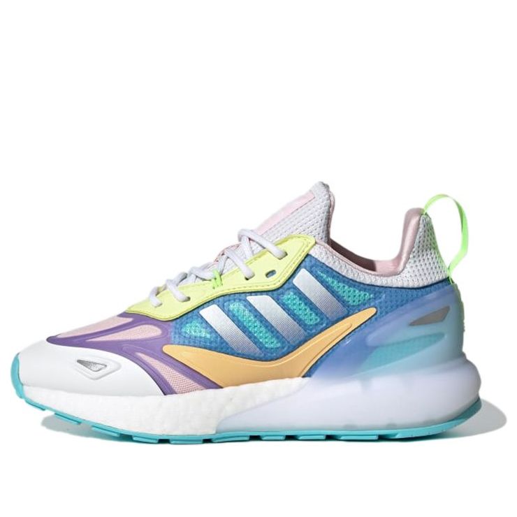 (GS) adidas ZX 2K Boost 2.0 J 'White Light Purple' GZ7502