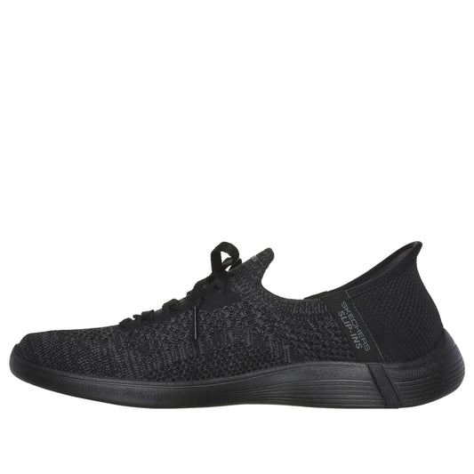 (WMNS) Skechers Slip ins On The Go 'Core Black' 137251-BKGY