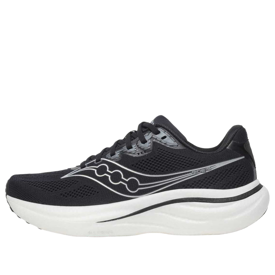 Saucony Ride 19 Wide 'Black Silver' S21056-100