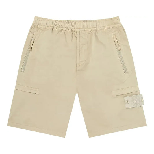STONE ISLAND Ghost Cargo Short 'Beige' 7415L06F2-V0090