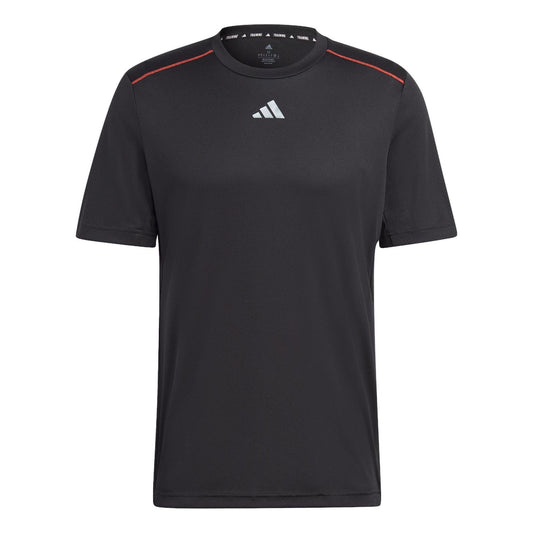 adidas Workout Base Logo Tee 'Black Transparent' IB7901