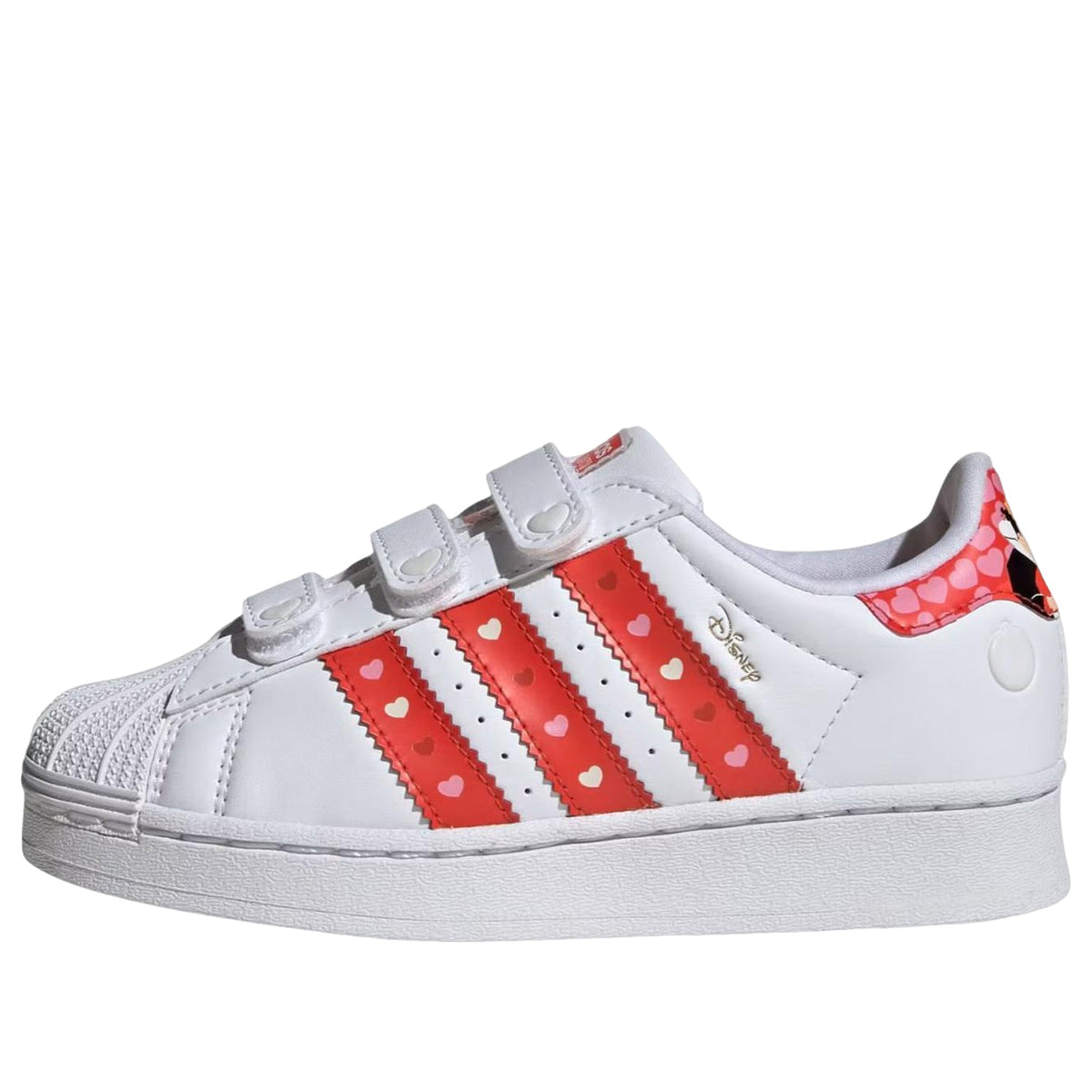 (GS) adidas Disney Superstar Led Lights 'Core Black Bright Red Cloud White' KK1295