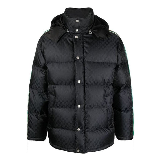 Gucci GG Nylon Jacquard Jacket With Web 'Black' 715519-Z8A50-1043