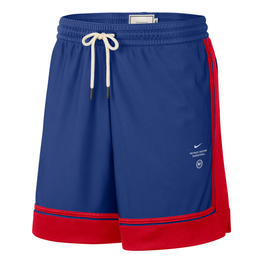 Nike Detroit Pistons Standard Issue 6" Shorts 'Rush Blue University Red' IQ1719-495 - Nike Professional Edition