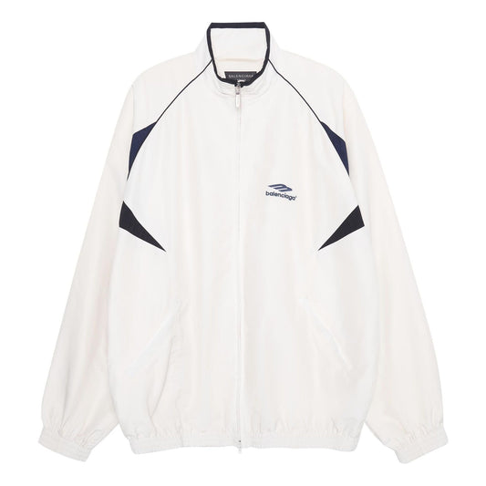 Balenciaga 3B Sports Icon Medium Fit Tracksuit Jacket 'White' 746483TOO489000