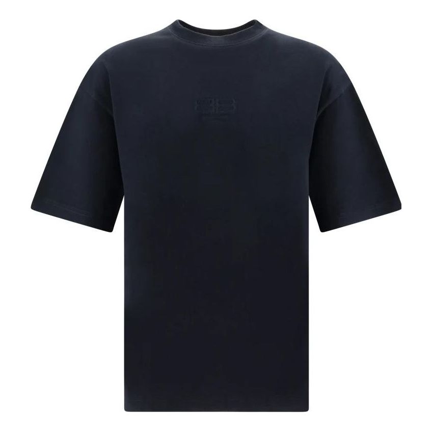 Balenciaga BB Paris Icon T-Shirt Medium Fit 'Washed Black' 612966TMVG78190