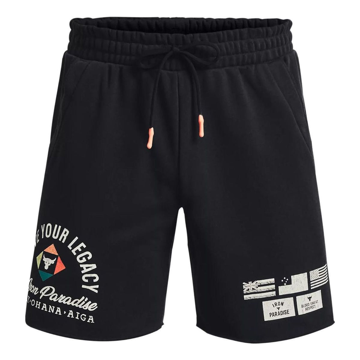 Under Armour Project Rock Heavyweight Terry Shorts 'Black' 1377439-001