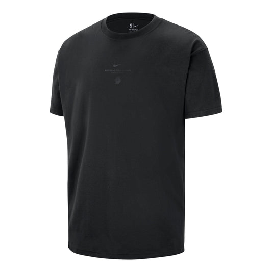 Nike Portland Trail Blazers NBA T-Shirt 'Black' IO6444-010 - Nike Professional Edition