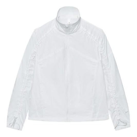 (WMNS) Reebok Woven Lightweight Breathable Sun Protection Outer Jacket 'White' 23RCS104W100