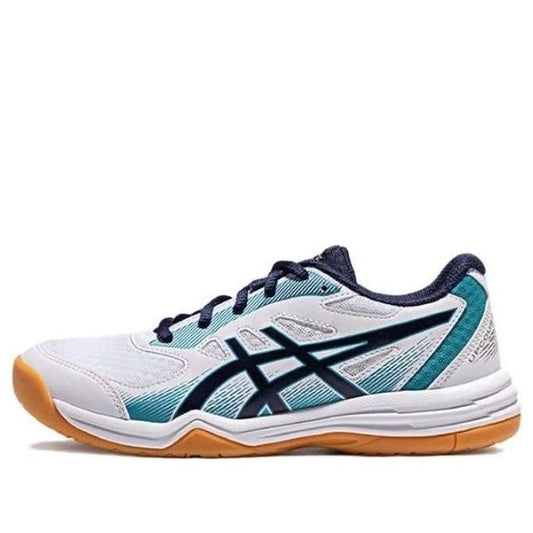 (GS) ASICS Upcourt 5 'White Peacoat Teal' 1074A039-104