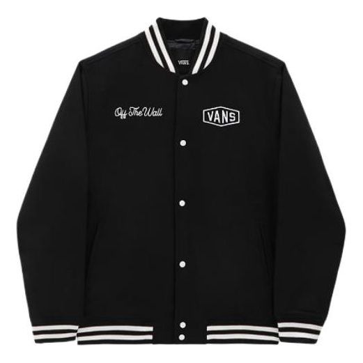 Vans Checkerboard Research Varsity Jacket 'Black' VN0A7S92BLK