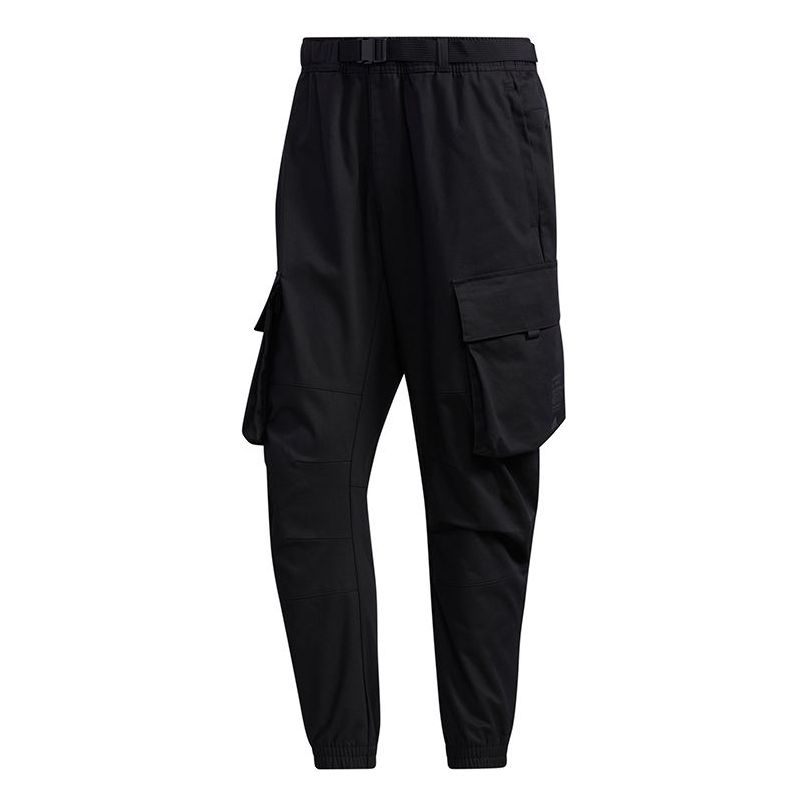 adidas Th Pnt Cargo Leisure Sports Big Pocket Suit Trousers Men's Black GM4418