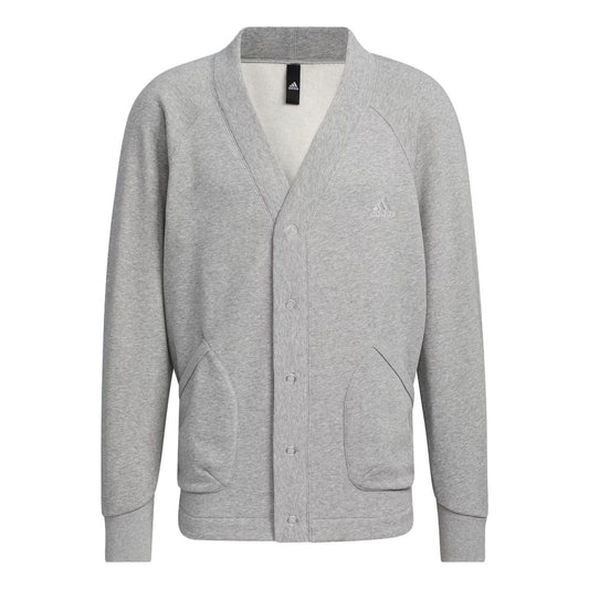 adidas ALL SZN Oversized Cardigan 'Grey' IX6815