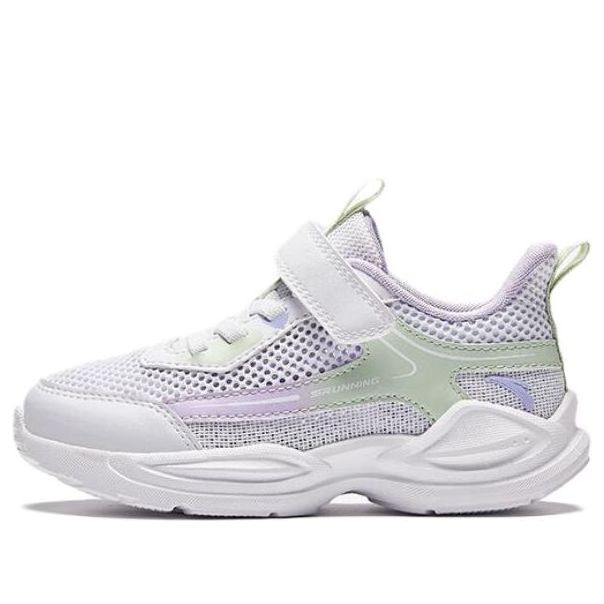 (PS) ANTA Running Series Sneakers 'White Purple Green' A322429977-2