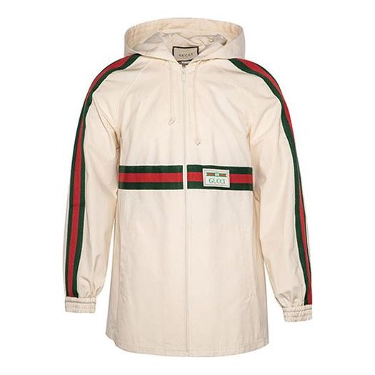 Gucci Cotton Jacket Hooded Blazer For 'White' 605613-XJCBV-9381