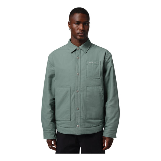 Jordan Flight Mid-Layer Shirt Jacket 'Clay Green Night Forest Black' IM9164-364 - Jordan Professional Edition